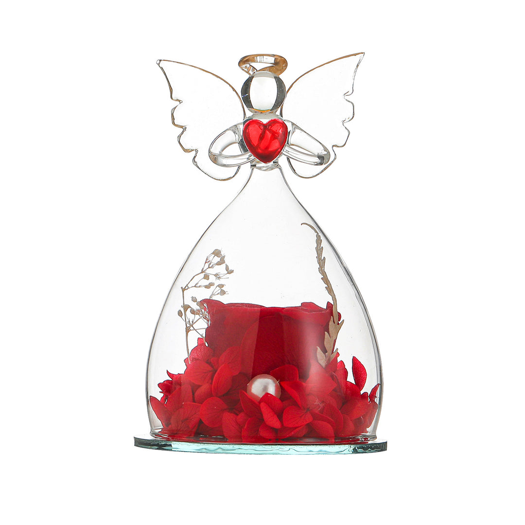 Red Angel Flower