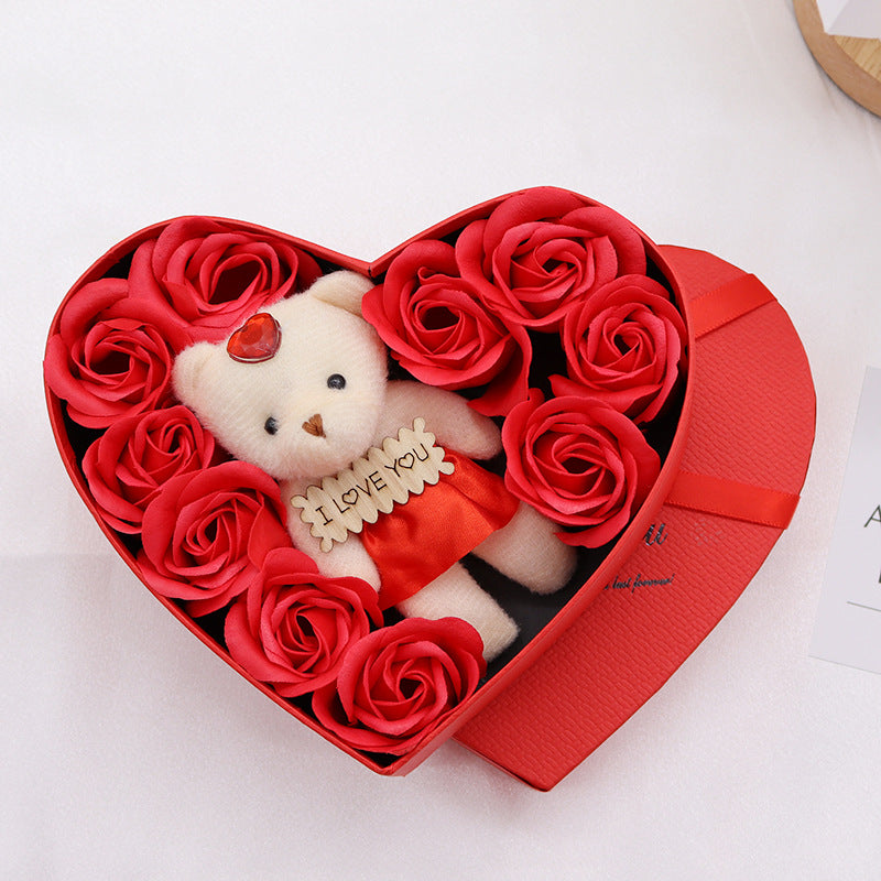 Red Color Luxury Rose Gift Box