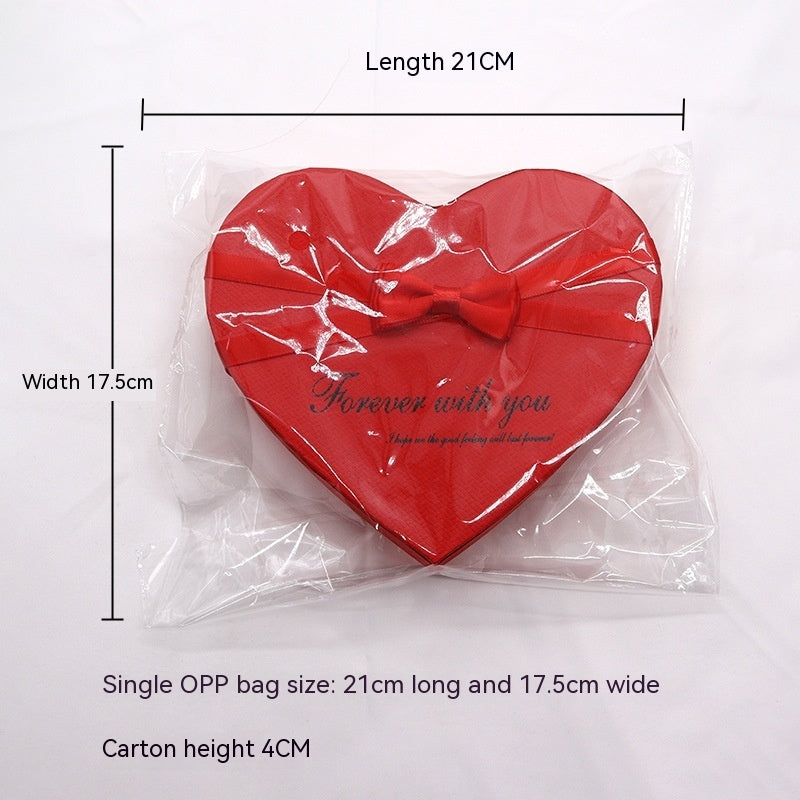 Red Color Luxury Rose Gift Box Size
