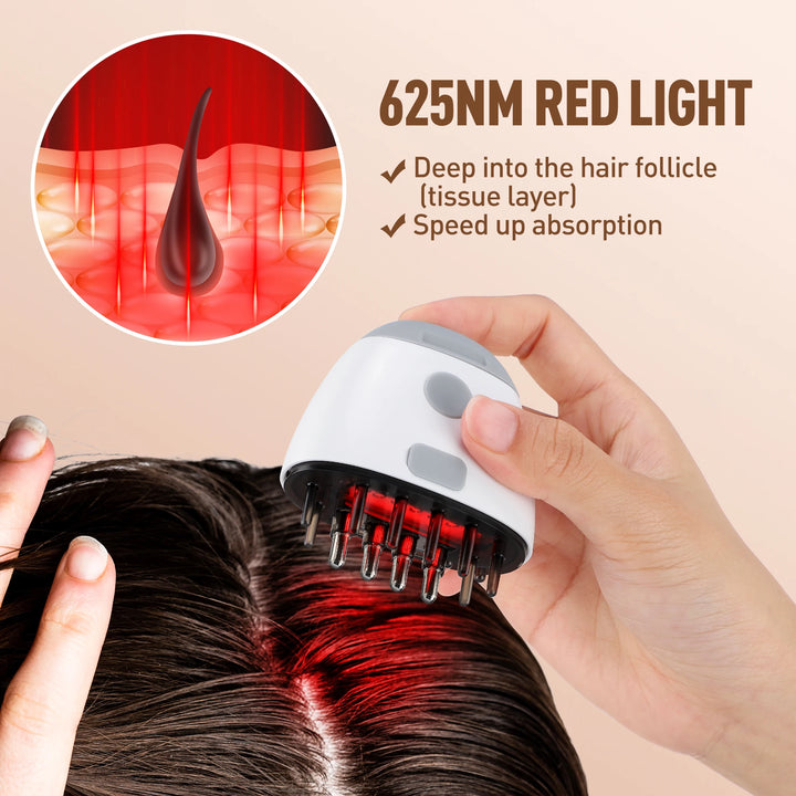 Red Light Hair Growth Brush