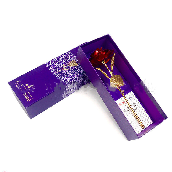 Red purple Rose Gift