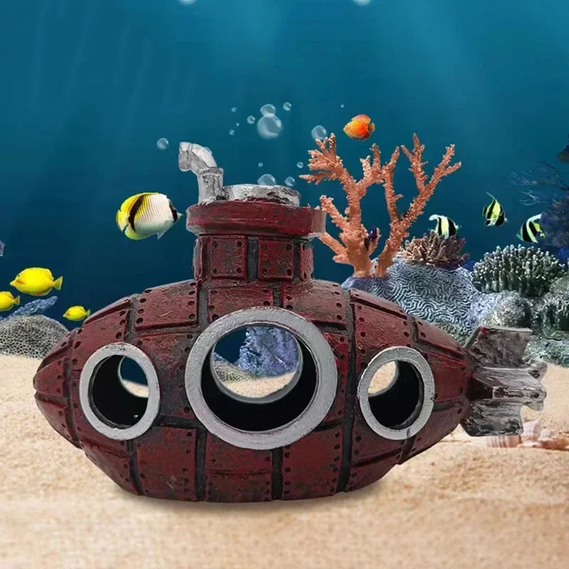 Resin Hollow Multi-Hole Fish Playhouse
