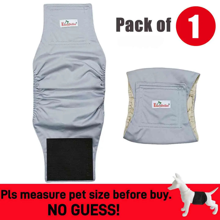 Reusable Dog Diaper for Male Pets
