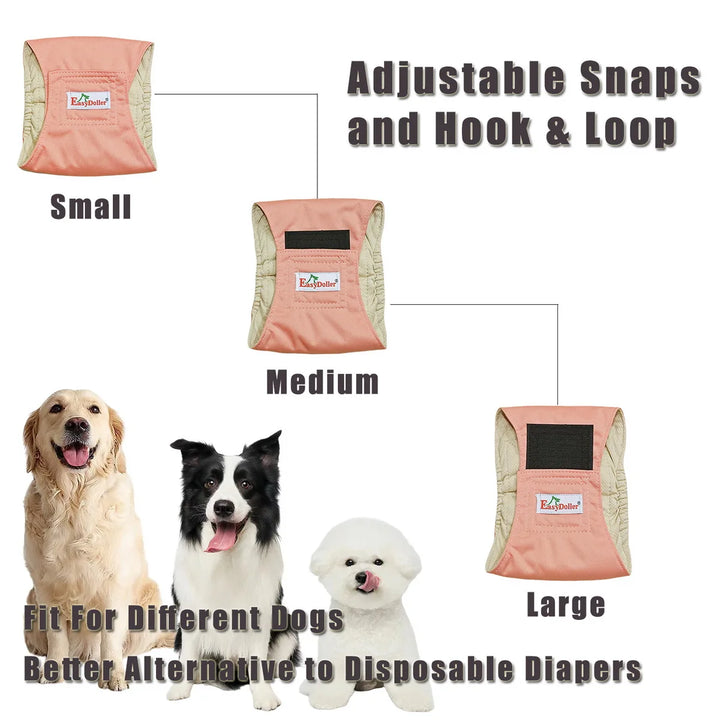 Reusable Dog Nappy Belly Band Wrap
