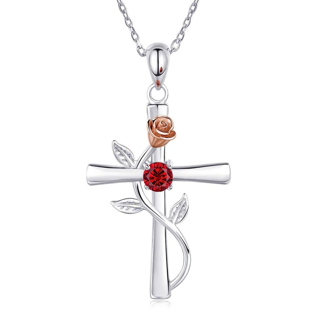 Rhinestone cross necklace fashion jewelry