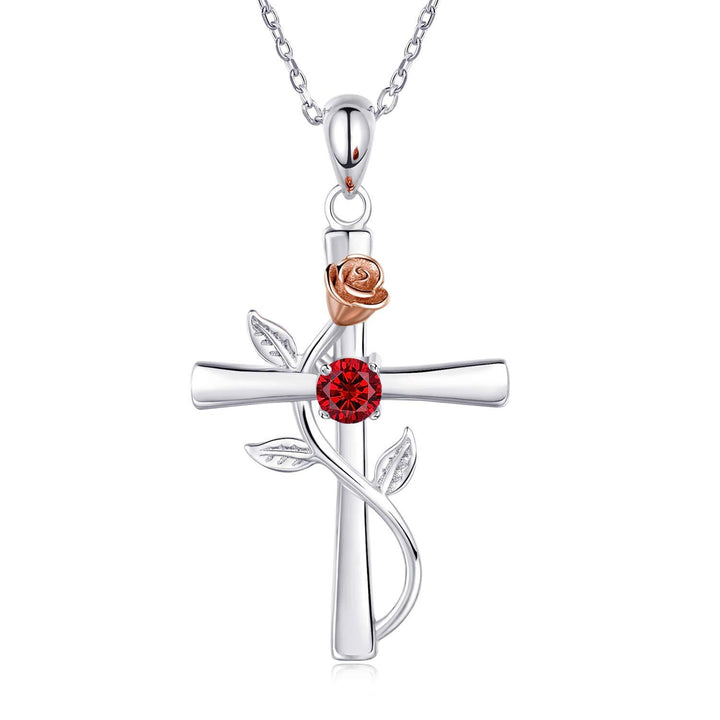 Rhinestone cross necklace fashion jewelry