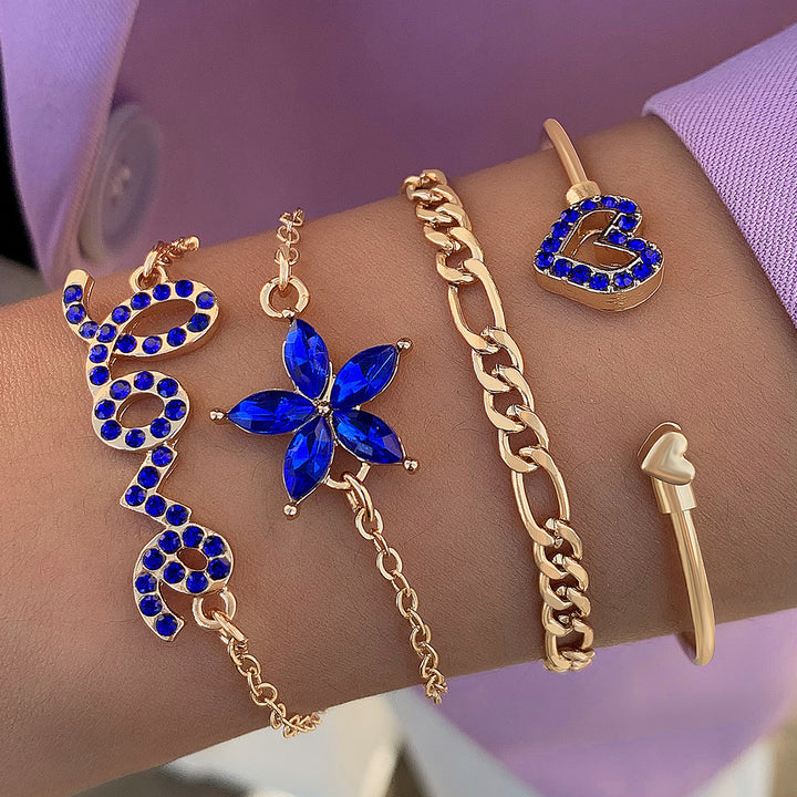 Romantic Blue Butterfly Bracelet
