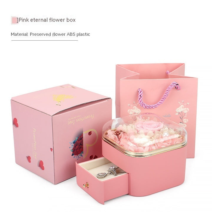 Romantic Flower Jewelry Box