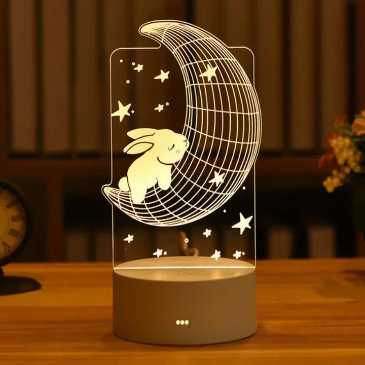 Romantic LED lamp for couples