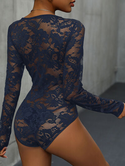 Romantic Lace Sleeve Bodysuit