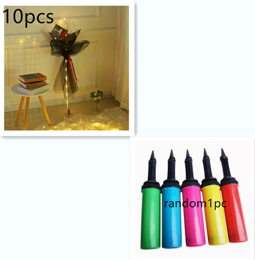 Romantic Light Rose Balloon