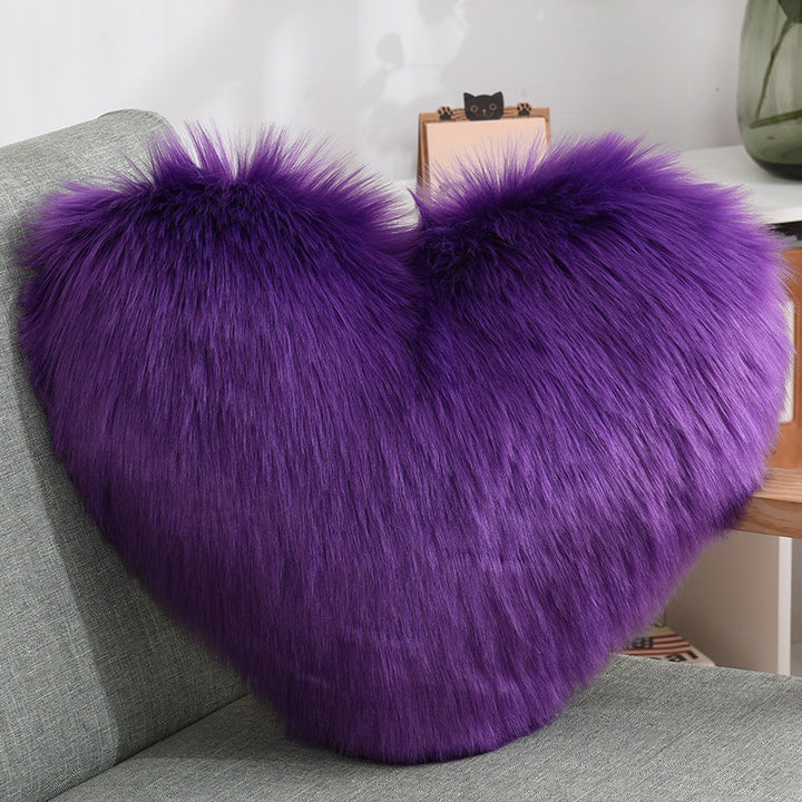 Romantic Plush Heart Pillow