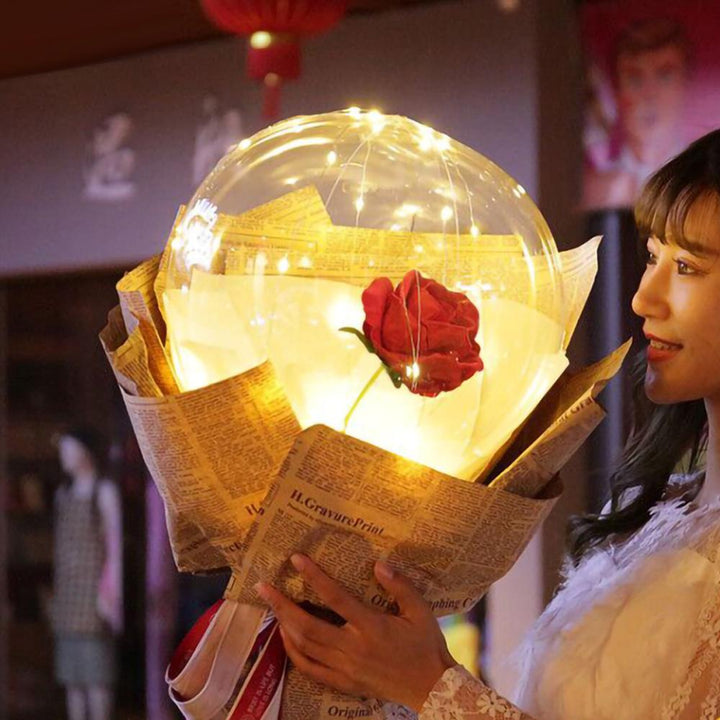 Romantic Rose LED Balloon