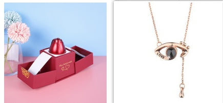 Romantic Rose Necklace Gift