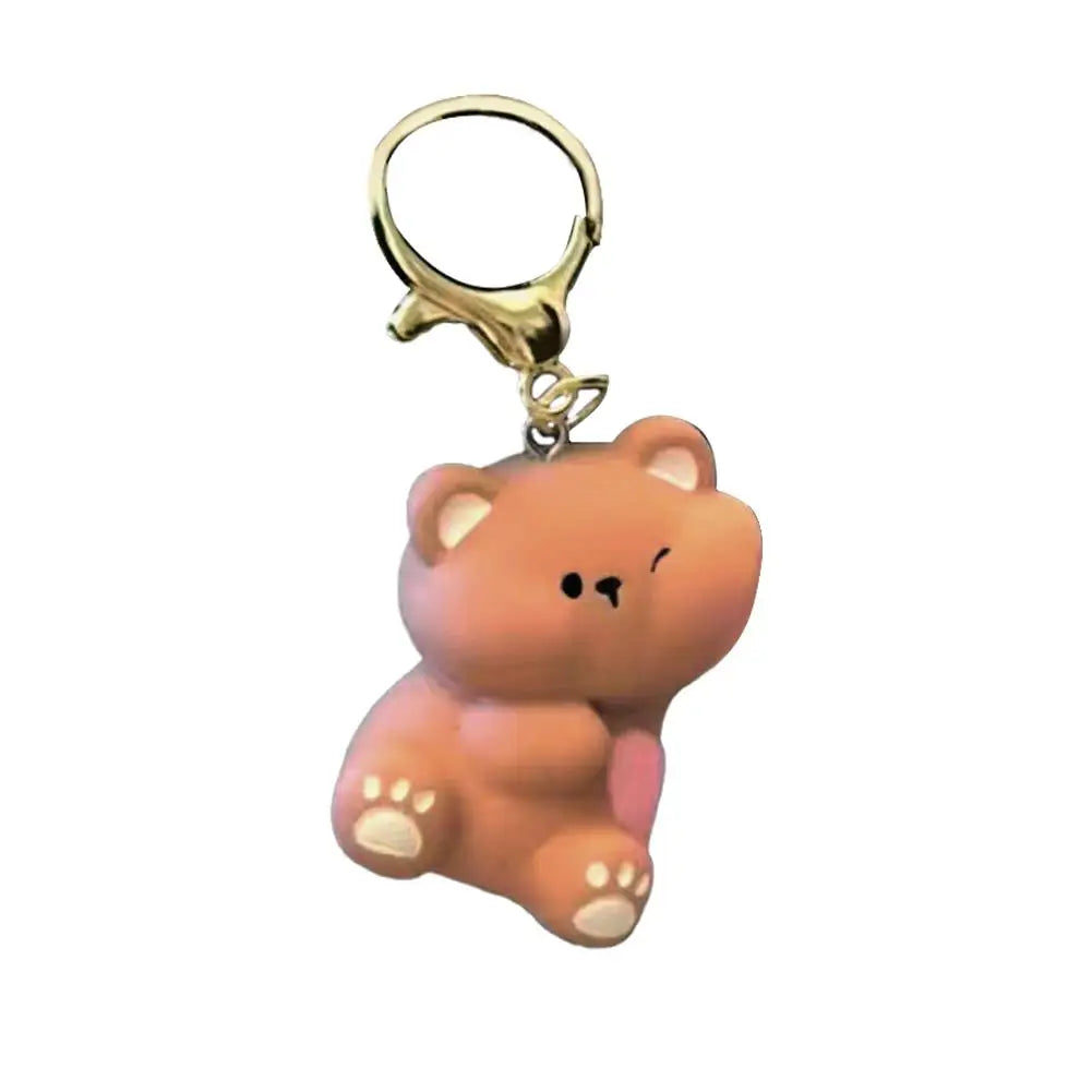 Romantic bear keychain for lovers