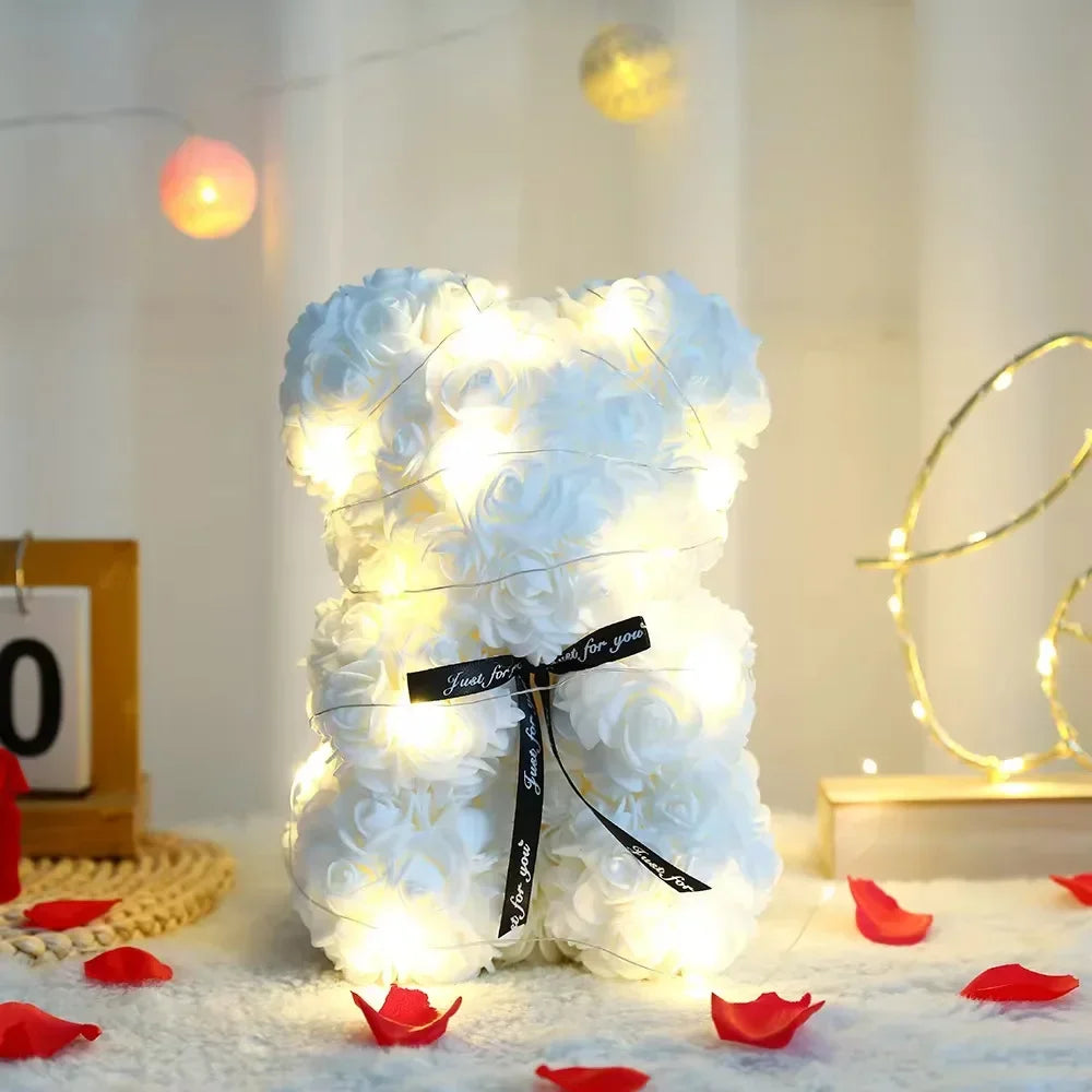 Romantic gift idea: rose teddy bear