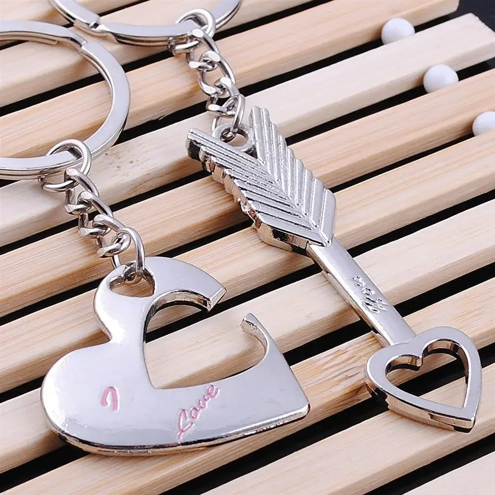 Romantic novelty keychain for couples