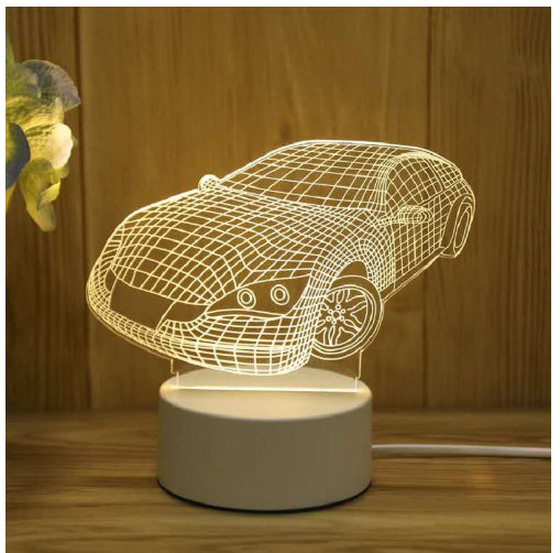 Room decor 3D LED lamp