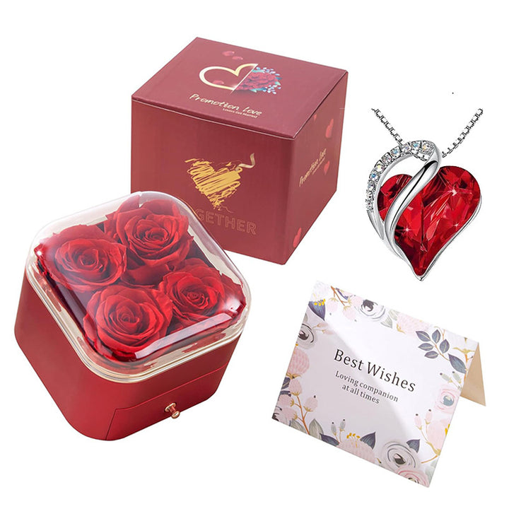 Rose Flower Keepsake Box
