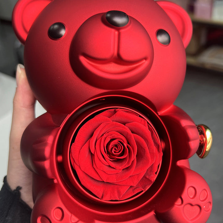 Rose bear gift box