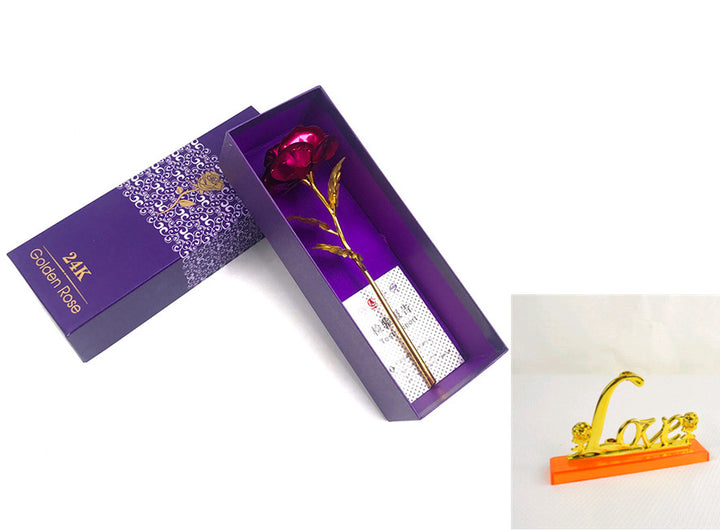 Rose red purple flower gift 