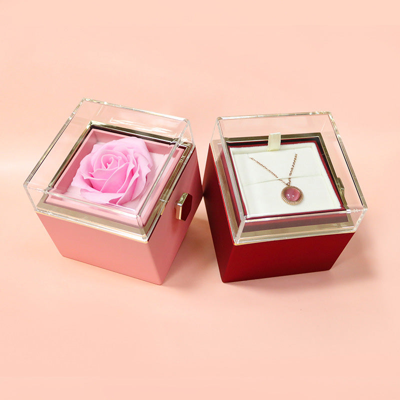 Rotating Flower Gift Box