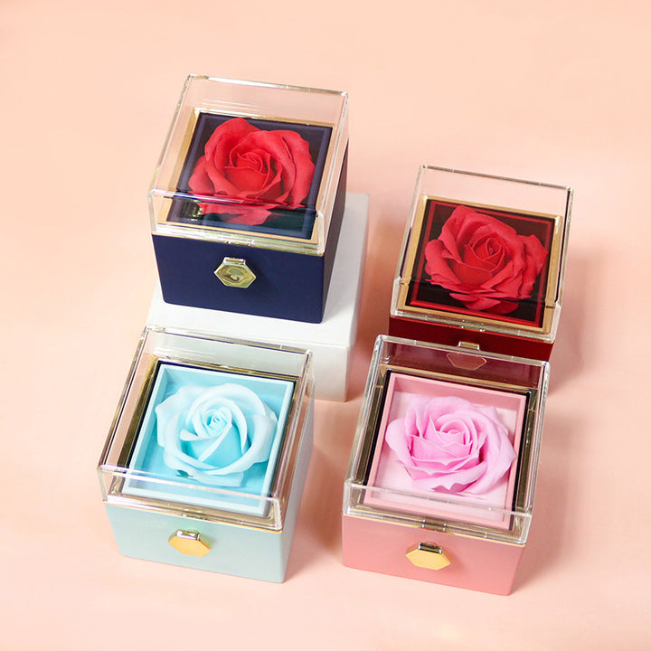 Rotating Rose Packaging Box