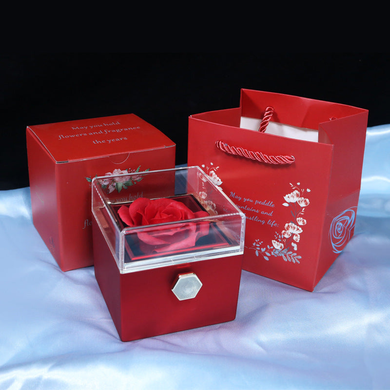 Rotating Rose Surprise Box
