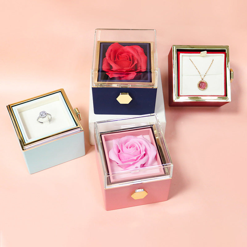 Rotating Soap Rose Gift