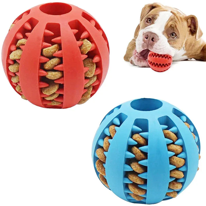 Rubber Dog Toy for Teeth Cleaning