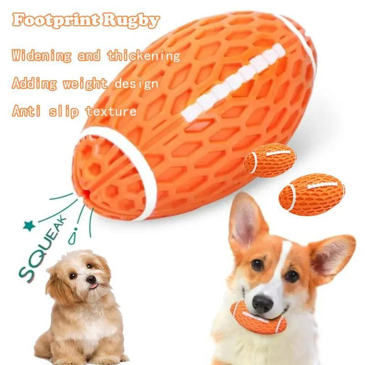 Rubber chew resistant dog toy