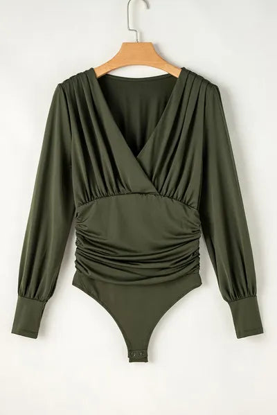 Ruched Bodysuit for Women