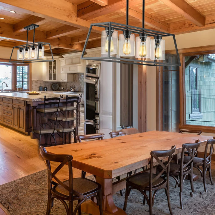 Rustic Kitchen Island Chandelier