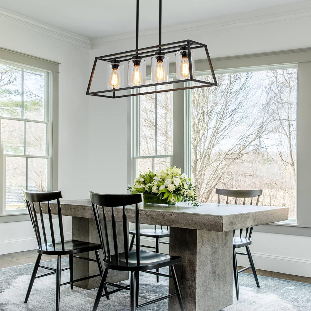 Rustic Kitchen Island Light