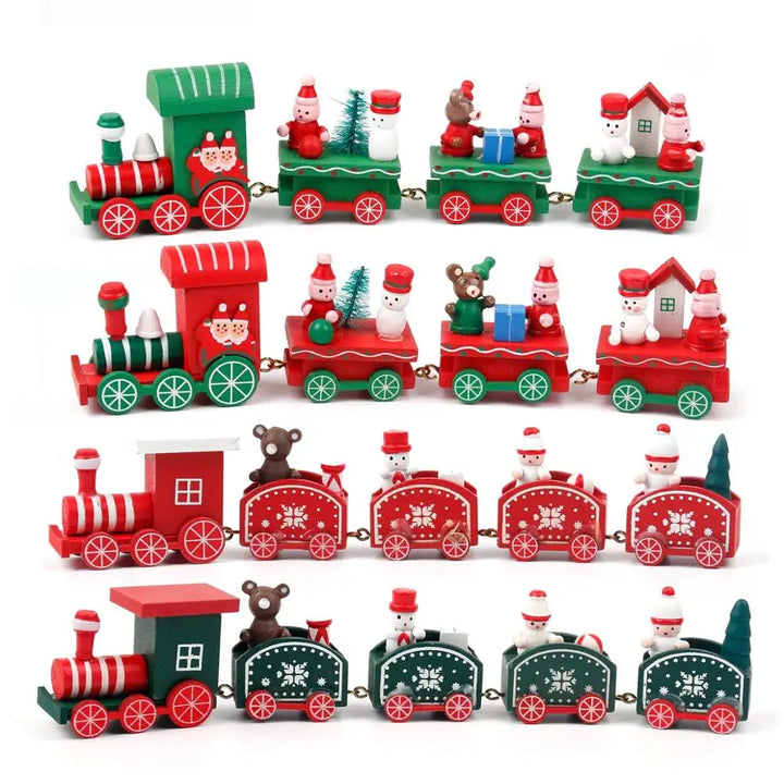 Christmas Train Merry Christmas Decorations For Home 2023 Cristmas Ornament Xmas Navidad Noel Gifts Happy New Year 2024