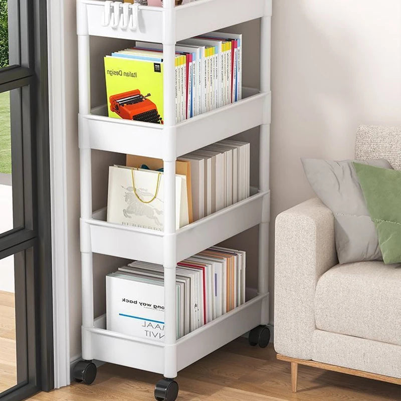 Trolley Rack Kitchen Floor Bedroom Multi-Layer Baby Snacks Mobile Bathroom Bathroom Storage Storage Rack