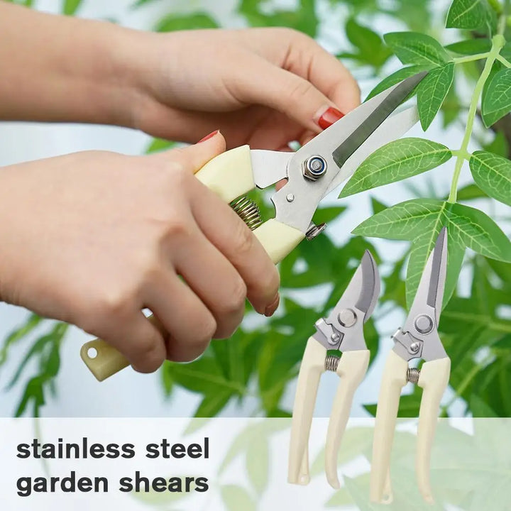 Steel Premium Hand Pruner | Gardening Shear Garden Clippers With Ergonomic | Garden Secateur Accessories Parts Handles Tool