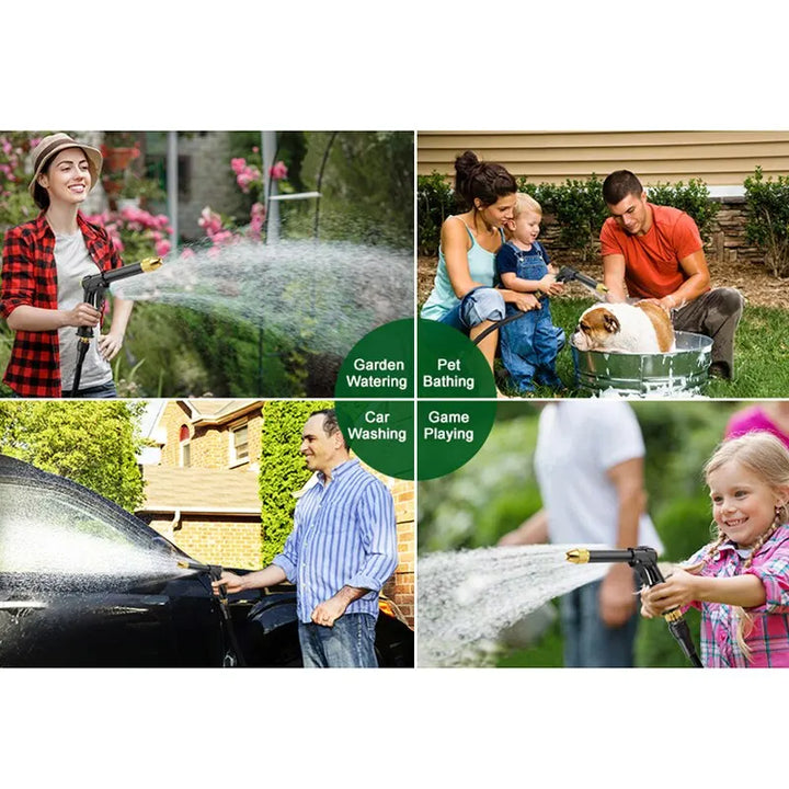 High Quality Flexible Expandable Garden Hose - High Pressure Nozzle Spray Washer for Car Wash