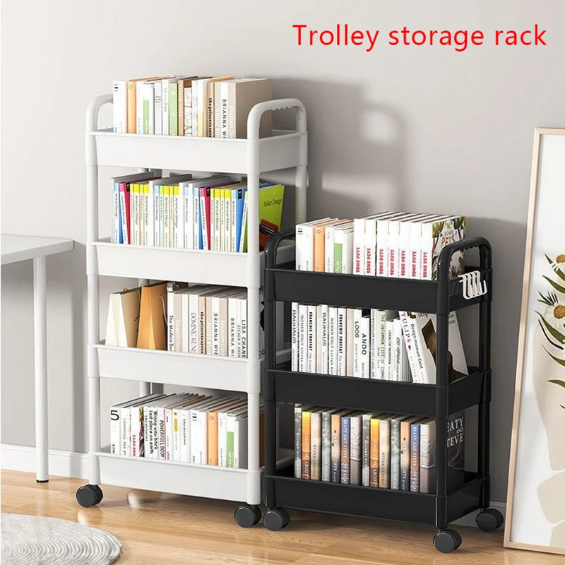 Trolley Rack Kitchen Floor Bedroom Multi-Layer Baby Snacks Mobile Bathroom Bathroom Storage Storage Rack