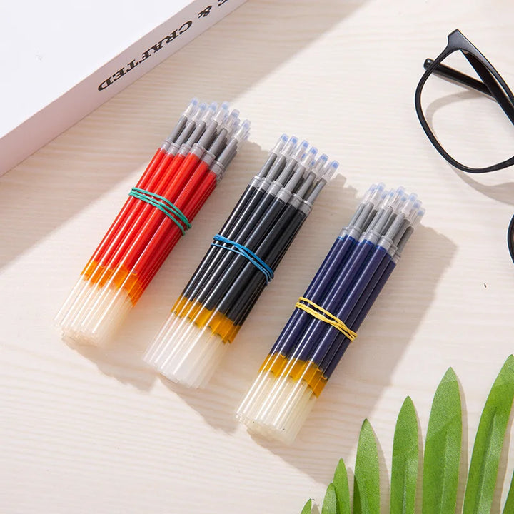 43 PCS Gel Pens & Refills Set Stationery Kawaii Writing Pen Black/Red/Blue Ink | 0.5 mm Ballpoint Pen Office School Supplies