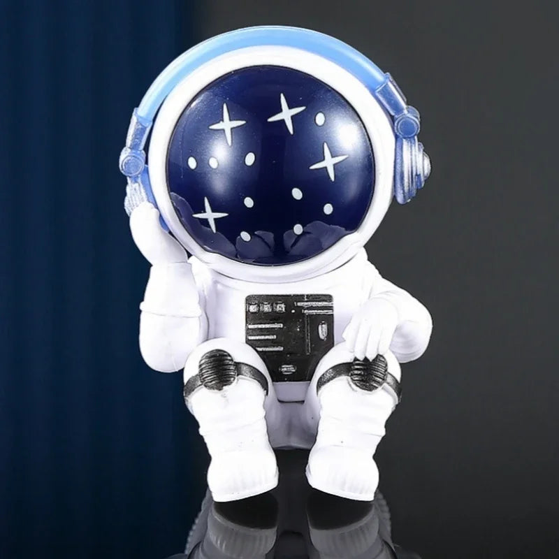 Astronaut Figure Statue 1 Set Spaceman Sculpture Educational Toy Home Decor