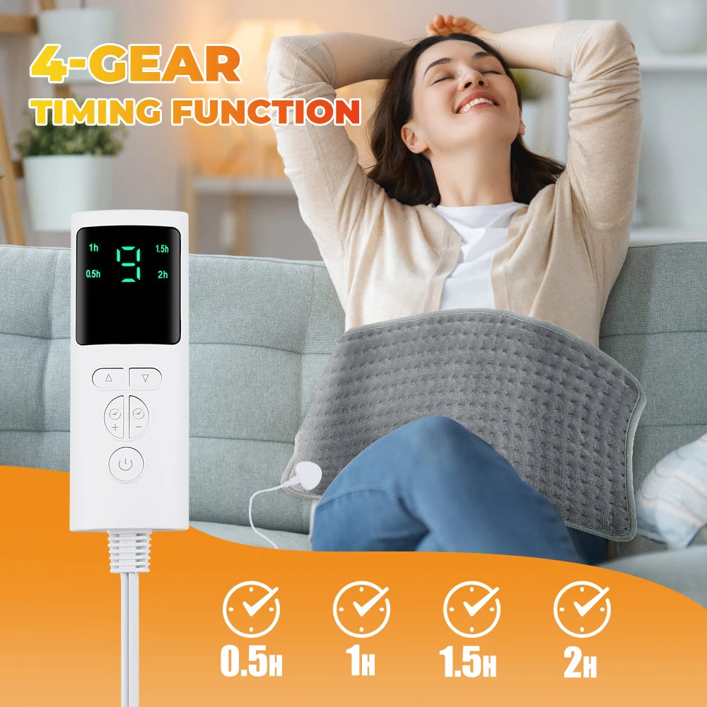 30x60cm Electric Heating Blanket Multifunctional Hot Compress Pad Winter Warm-up Graphene Mat USB Charging Thermal Blanket