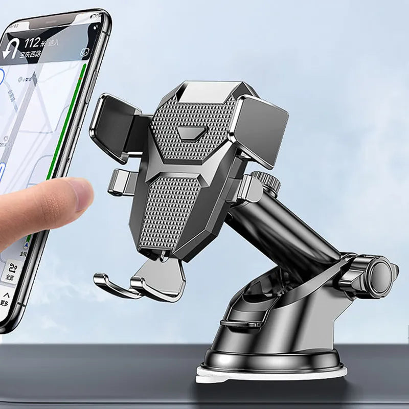 Car Phone Holder Mount Stand For iPhone 13 12 11 Pro  Xiaomi Huawei Samsung with/without suction cup