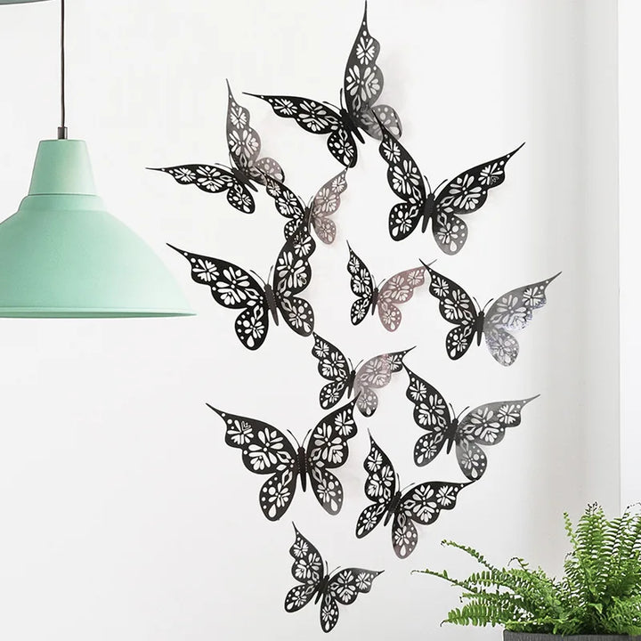 butterfly wall stickers enhancing the decor.