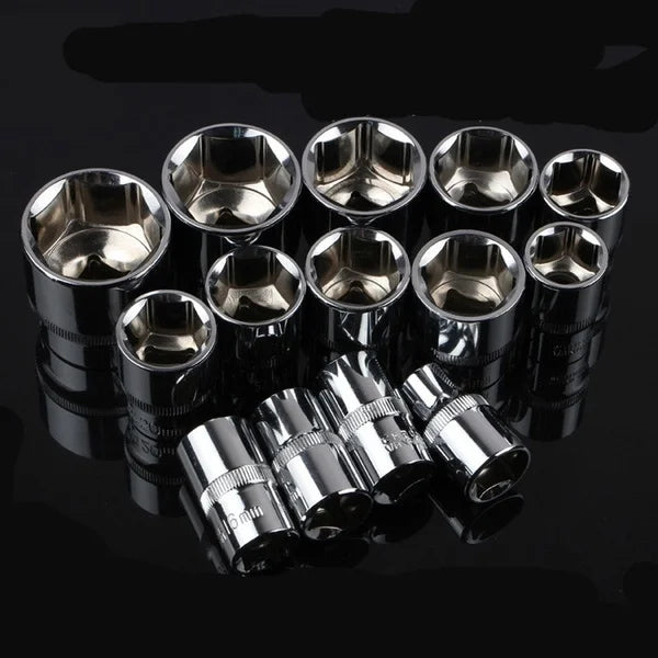 Upgraded Wrench Socket Set Hardware Tool For Car, Boat, Motorcycle, Bicycle, Household Repairing High Quality