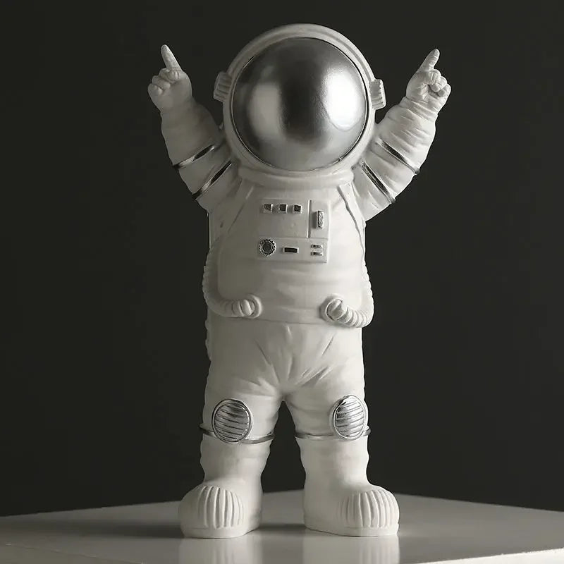 Astronaut Figure Statue 1 Set Spaceman Sculpture Educational Toy Home Decor