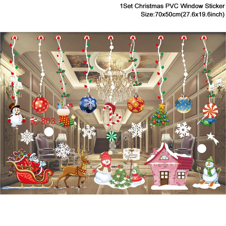 holiday theme stickers set