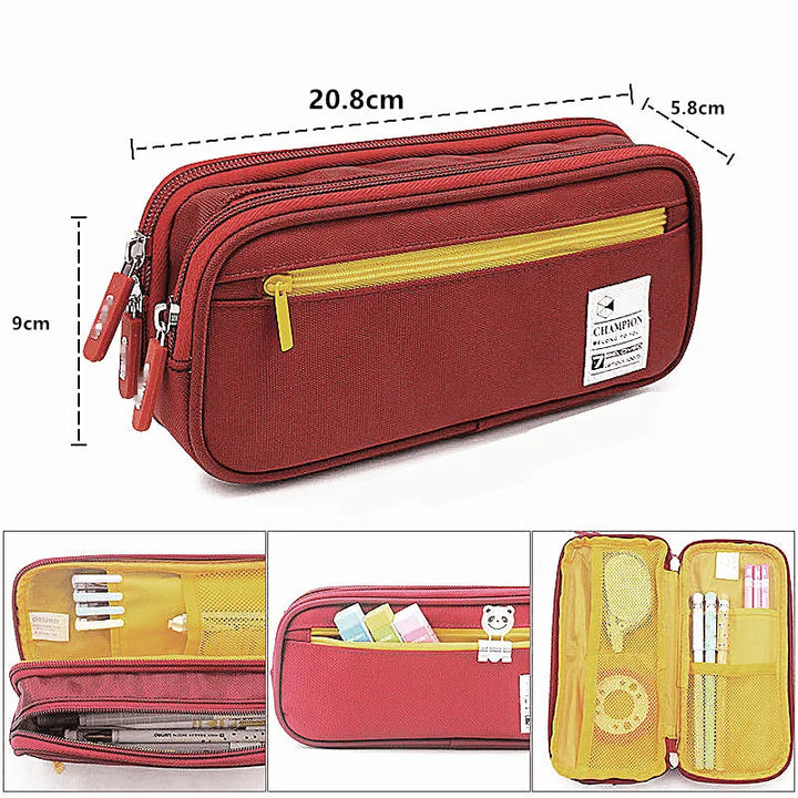 Large Capacity Pencil Case | Pencil Cases Storage Student School Office Supplies