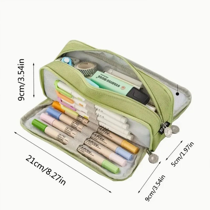 Large Capacity Pencil Case | Pencil Cases Student Pen Case Big School Supplies Stationery | Box Pencil Pouch For Boys & Girls