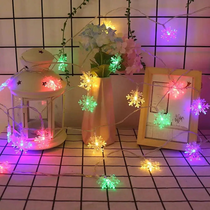 Snowflake Christmas LED Light Merry Christmas Decor for Home 2024 | Christmas Tree Ornaments Xmas Gifts New Year 2024